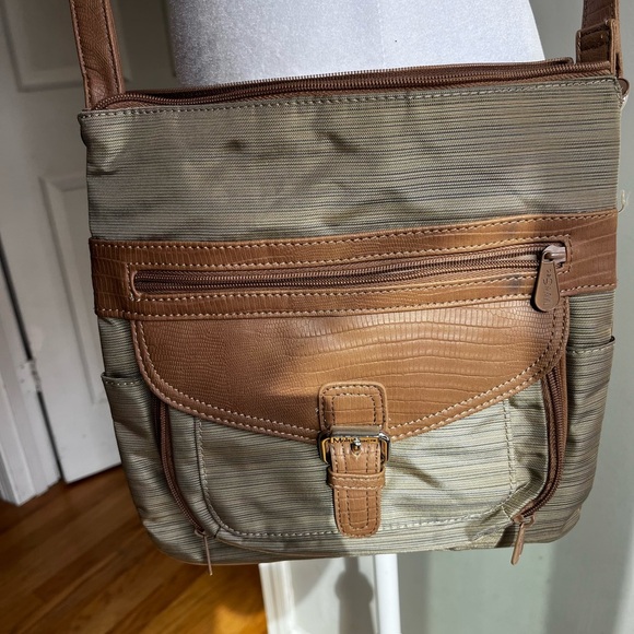 Multisac Handbags - Multi Sac Women’s Stylish Brown and Tan Multisac Bag Hobo Crossbody